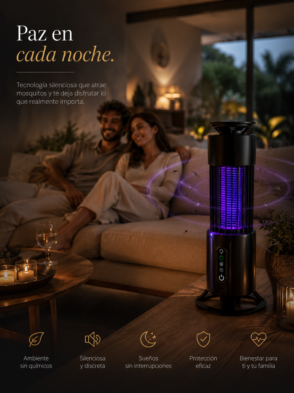 Velada — Lámpara Antimosquitos UV